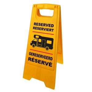Markeerbord "Gereserveerd" voor camper 520140