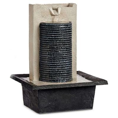 Fontän Gift Decor Zwart Grijs Hars Plastic