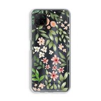 Botanical sweet flower heaven: Huawei P40 Lite Transparant Hoesje