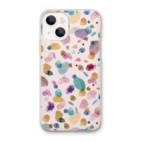Terrazzo Memphis Pink: iPhone 13 mini Transparant Hoesje