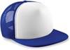 Beechfield CB645b Junior Vintage Snapback Trucker - Bright Royal/White - One Size