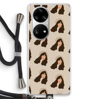 Bonjour mon amour: Huawei P50 Pro Transparant Hoesje met koord