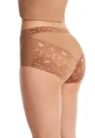 Dames secrets kanten taille slip - Invisible - Colours - Kanten hoge dames maxi slip naadloos - L | Dames slip - Onderbroek - Ondergoed - L - - L -