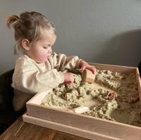 Houten Sensory Speelbak | Houten speelbak met naam