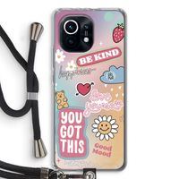 Positivity: Xiaomi Mi 11 Transparant Hoesje met koord