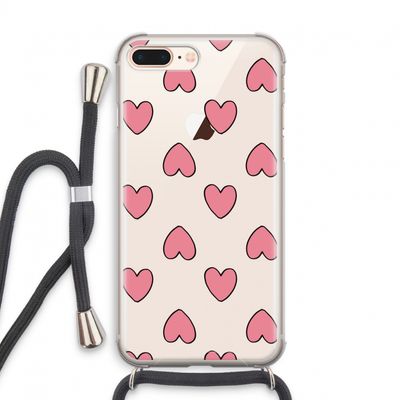 Ondersteboven verliefd: iPhone 7 PLUS Transparant Hoesje met koord