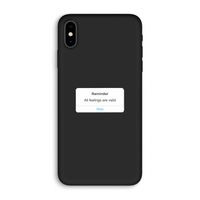 Reminder: iPhone XS Max Biologisch afbreekbaar hoesje