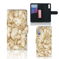 Huawei P20 | Bookcase | Marmer Goud