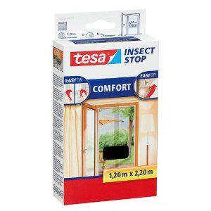 tesa COMFORT Vliegenhor voor deur (b x h) 1200 mm x 2200 mm Antraciet 1 stuk(s)