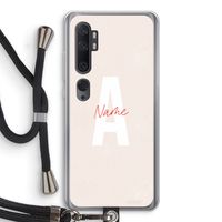 Strawberry Milkshake: Xiaomi Mi Note 10 Transparant Hoesje met koord