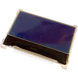 Display Elektronik LC-display Wit Blauw 128 x 64 Pixel (b x h x d) 58.2 x 41.7 x 5.7 mm DEM128064OSBH-PW-N