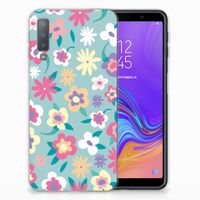 Samsung Galaxy A7 (2018) TPU Case Flower Power - thumbnail