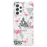 Samsung Galaxy A53 5G Case Anti-shock Flamingo Triangle - thumbnail