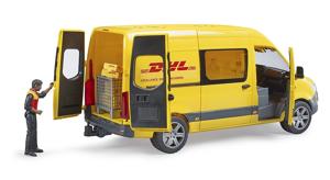 bruder MB Sprinter DHL met bestuurder modelvoertuig