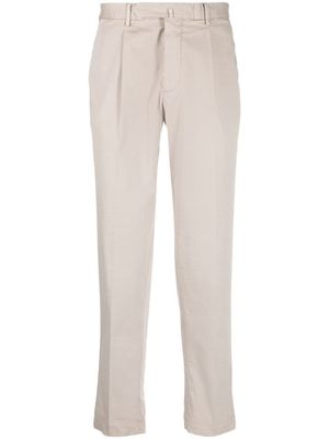Dell'oglio pantalon fuselé à détails de plis - Tons neutres