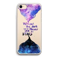 Stars quote: iPhone 7 Transparant Hoesje
