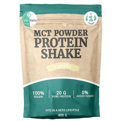 Go-Keto MCT Keto Eiwitpoeder Vanille (400 gr)