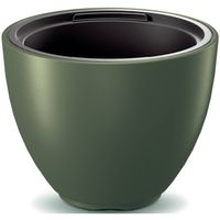 Prosperplast Plantenpot/bloempot Sevilla - buiten/binnen - kunststof - dennengroen - D39 x H30 cm - Plantenpotten