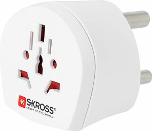 Skross 1.500224-E netstekker adapter Type M Universeel Wit