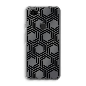 Geometrisch patroon: Google Pixel 3a Transparant Hoesje