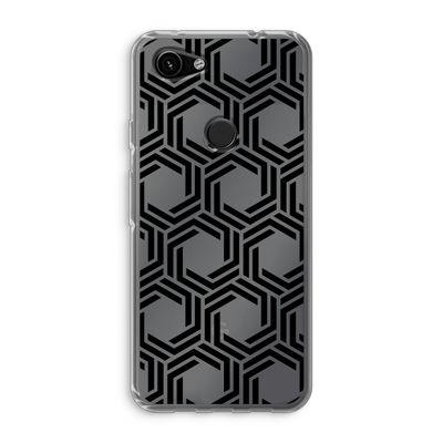 Geometrisch patroon: Google Pixel 3a Transparant Hoesje