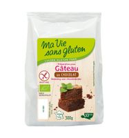 Chocolade cakemix glutenvrij bio - thumbnail