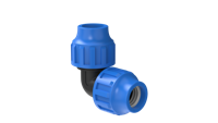 Kirchhoff PP aansluithoek 90°, 20 mm, klemkoppeling voor HDPE - 984845117