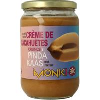 Monki Pindakaas crunchy met zout eko bio
