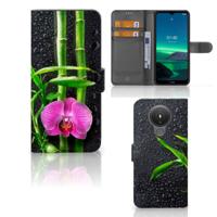 Nokia 1.4 Hoesje Orchidee | Portemonnee hoesje
