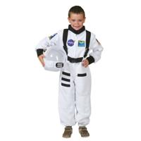 Astronauten verkleedkostuum - space/ruimtevaart - wit - voor kinderen - Verkleedkleding