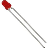 Vishay TLUR4400 Bedrade LED Rood Rond 3 mm 15 mcd 60 ° 20 mA 2 V