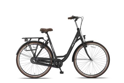 Altec Marquant 28 Inch 50 cm Dames 3V V Brakes Matzwart