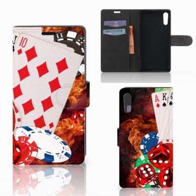 Sony Xperia XZ | Sony Xperia XZs | Wallet Case | met Pasjes | Casino