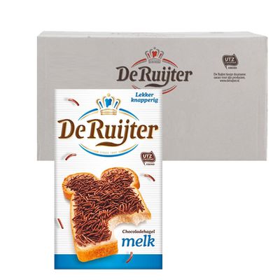 De Ruijter - Chocoladehagel melk - 18x 390g