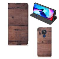 Motorola Moto G9 Play Book | Wallet Case | Old Wood