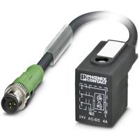 Phoenix Contact 1435140 Sensor/actuator connector, geassembleerd M12 Aantal polen (sensoren): 3 Stekker, recht, Stekker, haaks 0.60 m 1 stuk(s) Phoenix Contact 1435140 Sensor/actuator connector, geassembleerd M12 Aantal polen (sensoren): 3 Stekker, recht, Stekker, haaks 0.60 m 1 stuk(s)