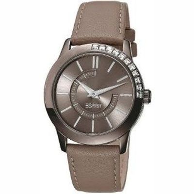 Horlogeband ES102952004 Leder Bruin 18mm