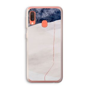 Stone White: Samsung Galaxy A20e Transparant Hoesje