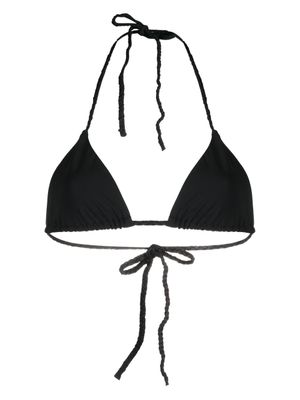 TOTEME haut de bikini triangle à dos nu - Noir