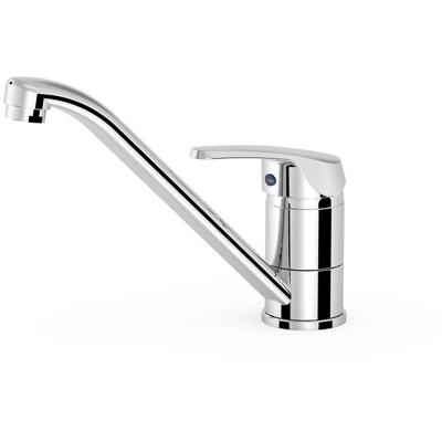 Keukenkraan Tres ECO | Opbouw | 360° Draaibaar | Mengkraan | 1-hendel | Rond | Chroom
