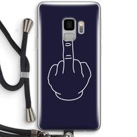 F**k U: Samsung Galaxy S9 Transparant Hoesje met koord