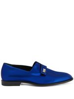 Giuseppe Zanotti mocassins Marty en effet métallisé - Bleu