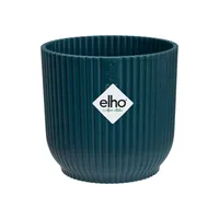 Elho Vibes Fold Rond 11 Diepblauw Blauw Bloempot Pot - thumbnail