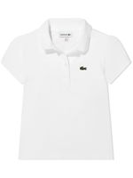 Lacoste Kids polo à patch logo poitrine - Blanc