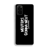 Neuters (zwart): Samsung Galaxy S20 Plus Transparant Hoesje