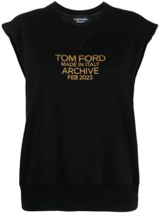 TOM FORD t-shirt en coton à logo imprimé - Noir