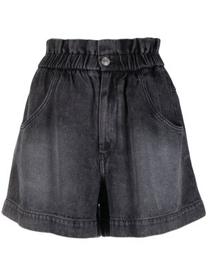 MARANT ÉTOILE short Titea à taille froncée - Gris