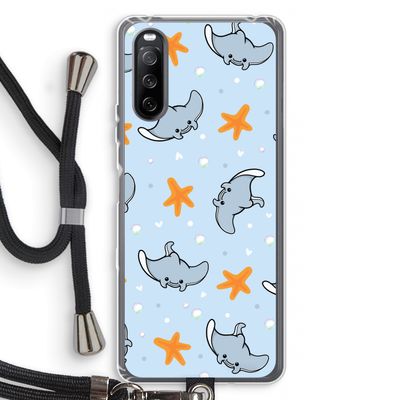 Manta: Sony Sony Xperia 10 III Transparant Hoesje met koord