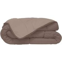 HUDSON Microvezel licht dekbed 200g / m² 240x260cm Taupe & linnen