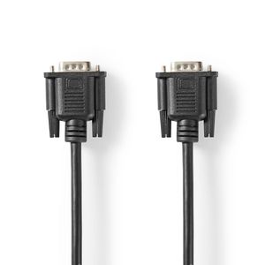 Nedis CCGT59000BK30 VGA kabel 3 m VGA (D-Sub) Zwart
